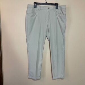 Lululemon ABC Classic Fit 5 Pocket Pant Warpstreme Warm Ash Grey Mens 36W 28L